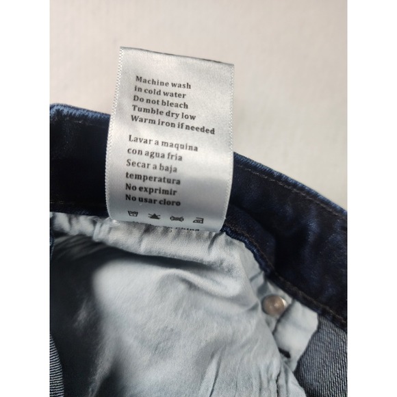 Kancan Dark Wash Skinny Jeans Womens 13 Stretch Denim Blue 29 Inseam - Picture 10 of 12